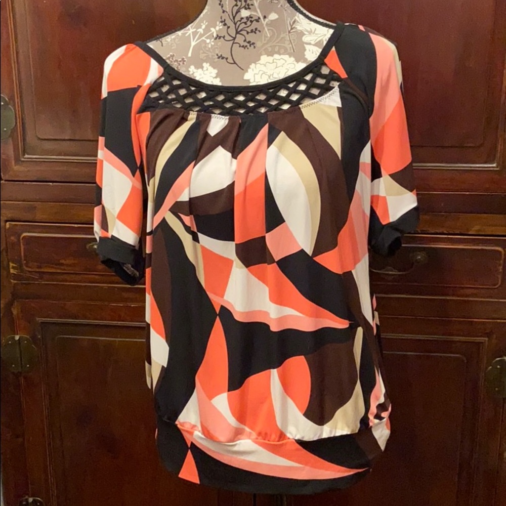 Geometric Pattern Top